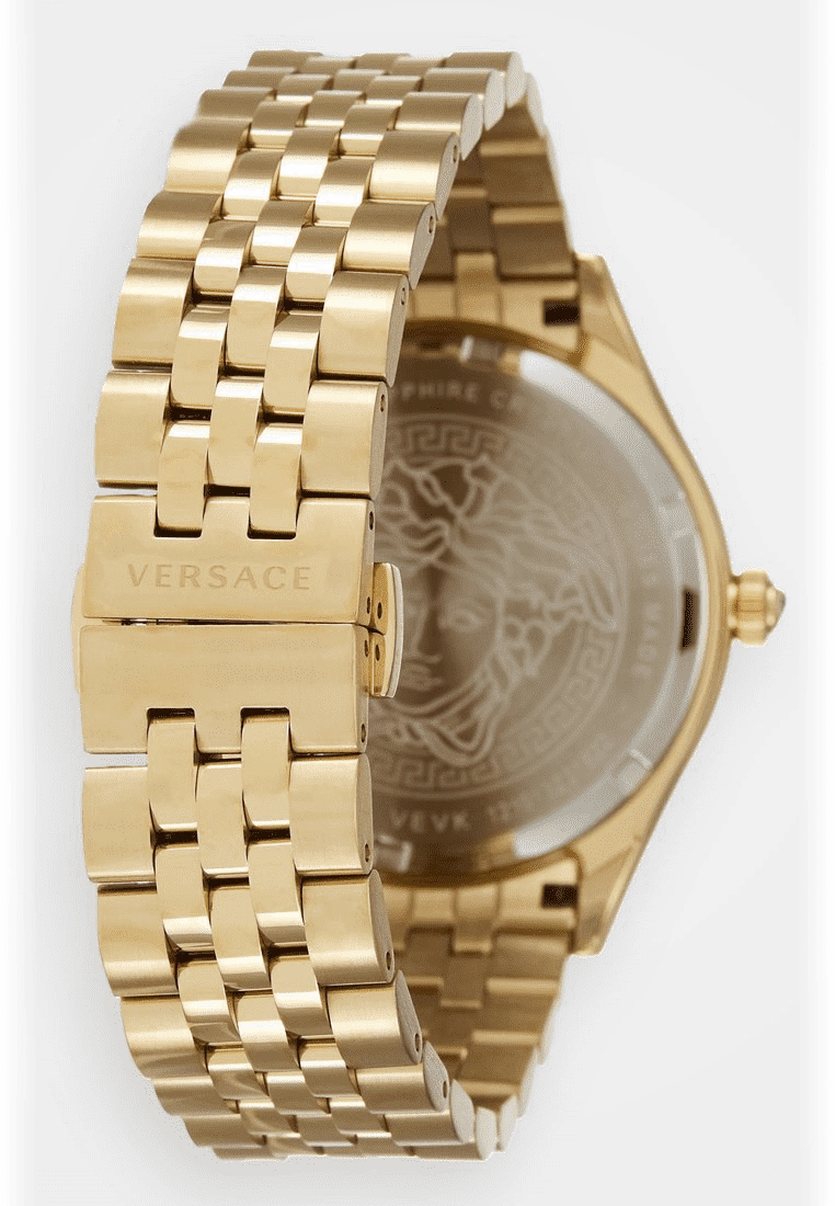 Versace Hellenyium Quarz Herrenuhr mit silbernem Zifferblatt - VEVK00720