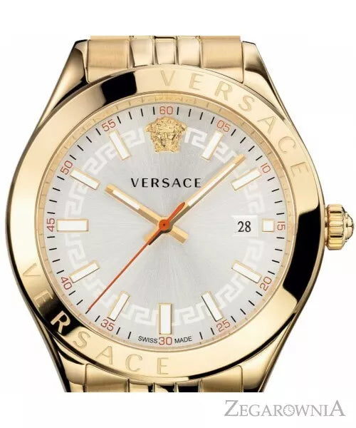 Versace Hellenyium Quarz Herrenuhr mit silbernem Zifferblatt - VEVK00720