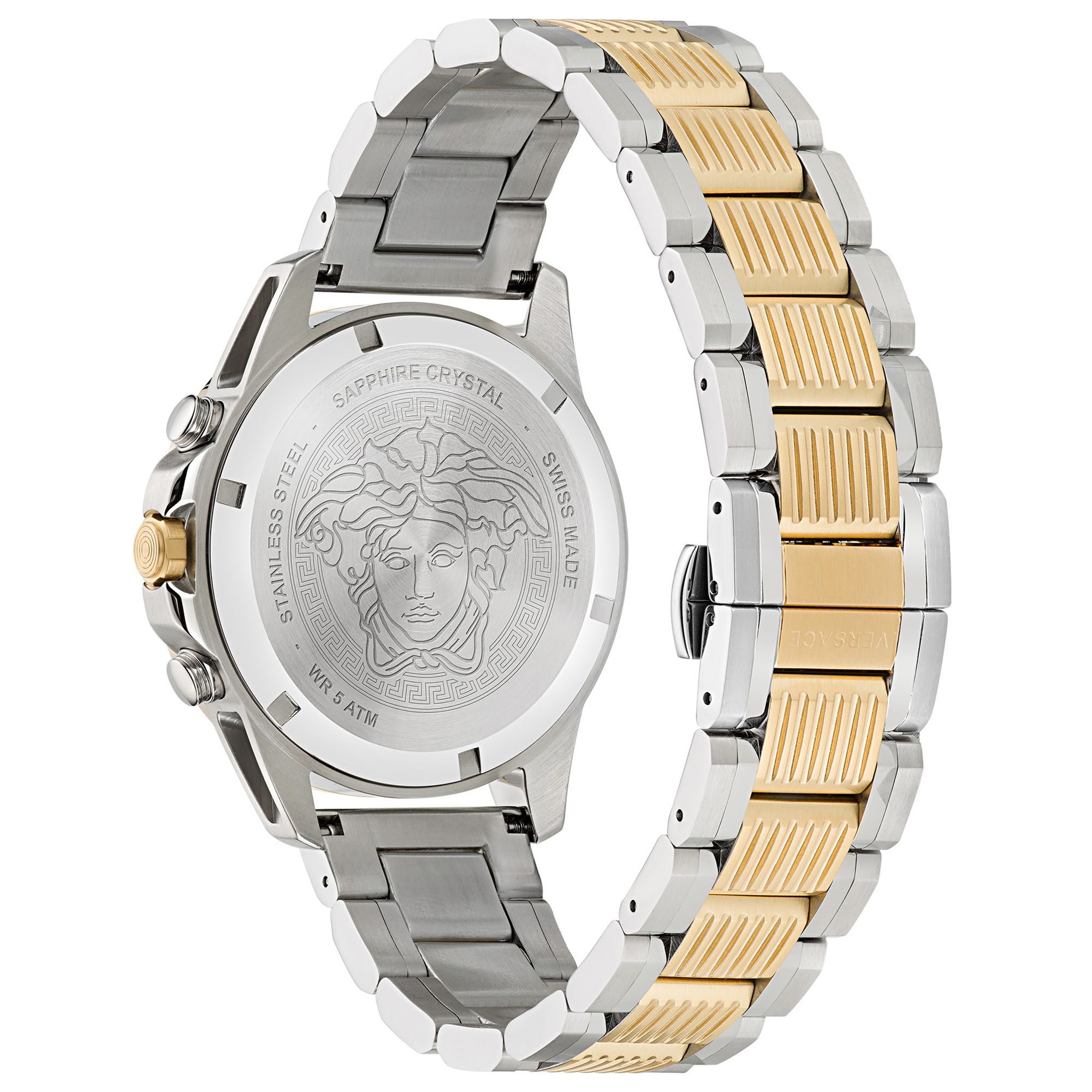 Versace Herrenuhr Bicolor Chronograph, 45 mm - VE3J00522 3