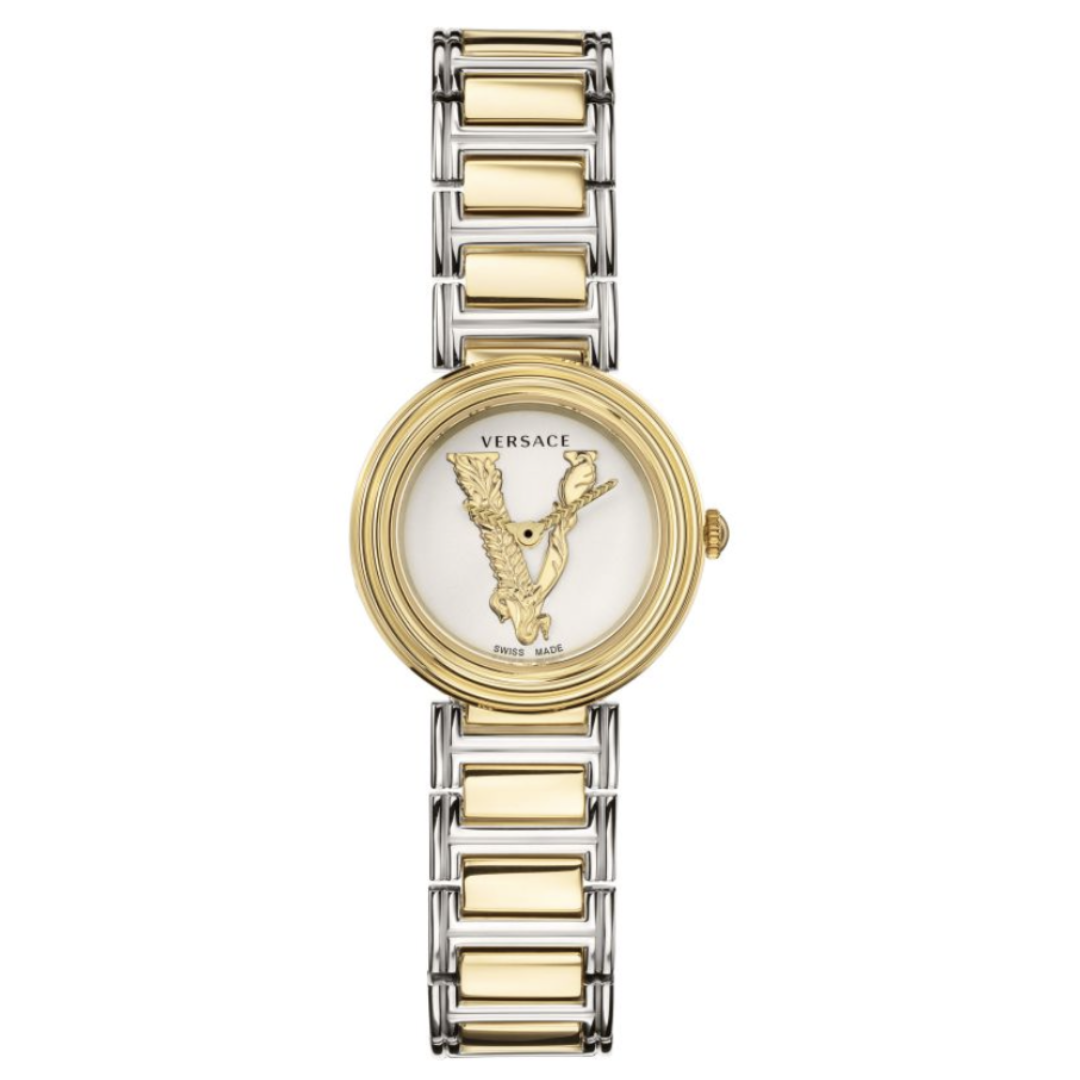 Versace V-Virtus Damenuhr Bicolor 28 mm - VET300721