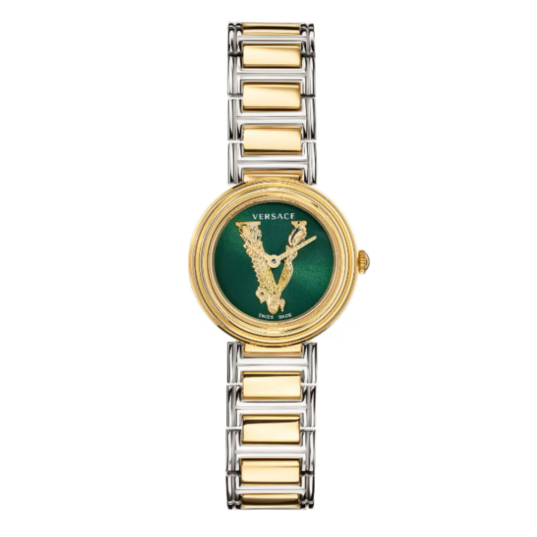 Versace V-Virtus Damenuhr Bicolor 28 mm - VET300821