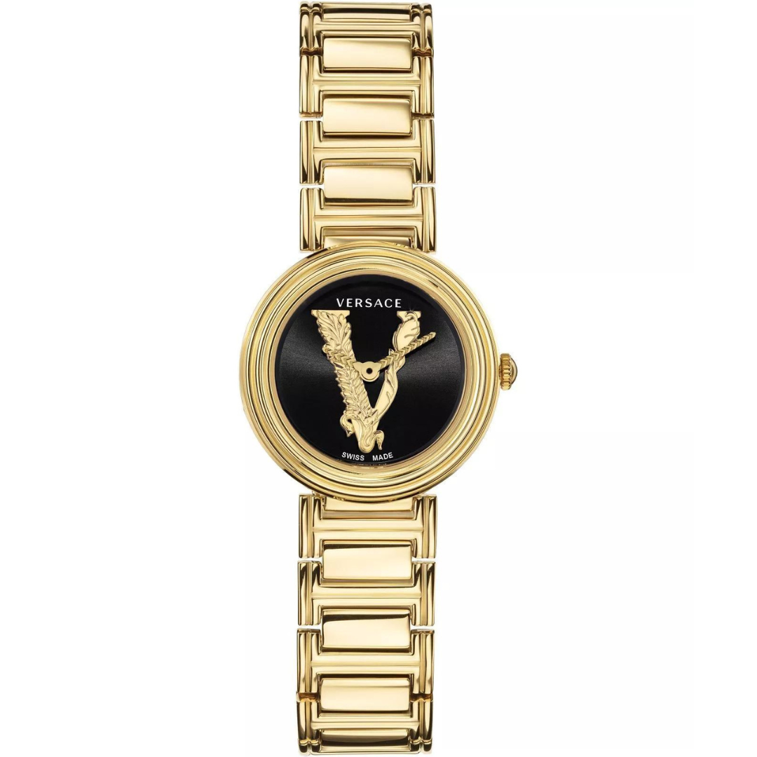 Versace V-Virtus Damenuhr Gold 28 mm - VET300121