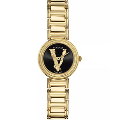 Versace V-Virtus Damenuhr Gold 28 mm - VET300121
