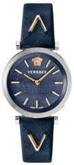 Versace VELS00219 V-Twist 36mm – Eleganz in Blau
