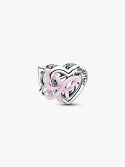 Verschlungenes Herz und Schmetterling Charm - 794475C01