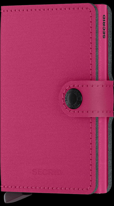 Secrid Miniwallet YARD POWDER FUCHSIA mit Gravur - MYp-Fuchsia