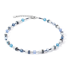 Coeur De Lion Damen Halskette Blau-Weiss - 3018/10-0714