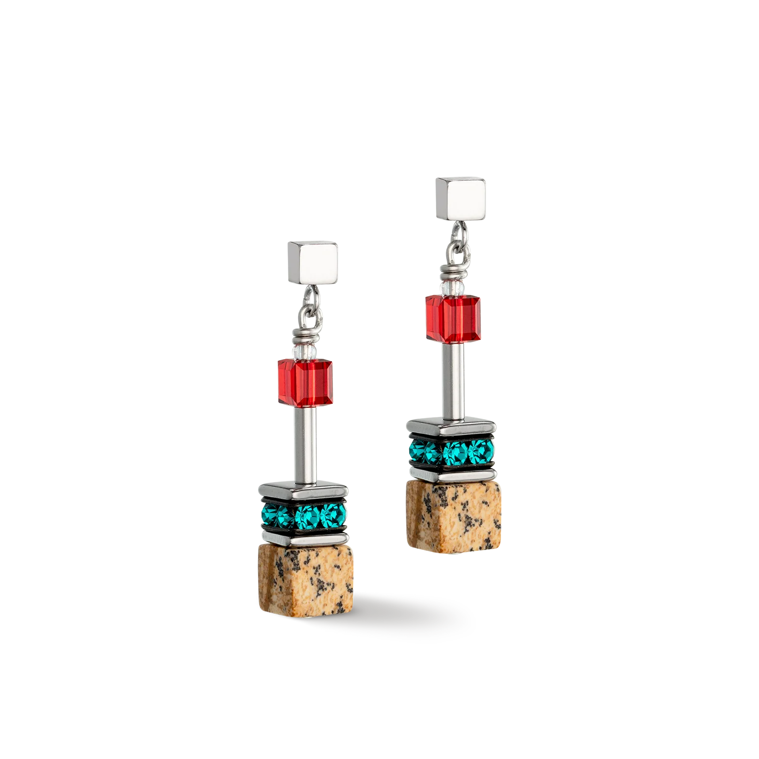 Coeur De Lion Ohrstecker Damen Multicolor Braun - 3018/21-1511