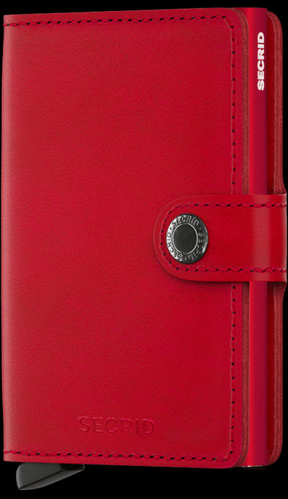 Secrid Miniwallet Original Red mit Gravur - M-Red-Red