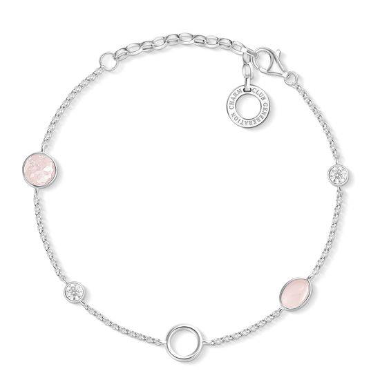 Thomas Sabo Armband Pink Stones - X0272-035-7-L19v