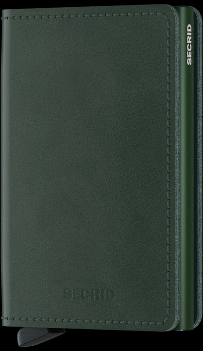 Secrid Slimwallet Original Green mit Gravur - SO-Green