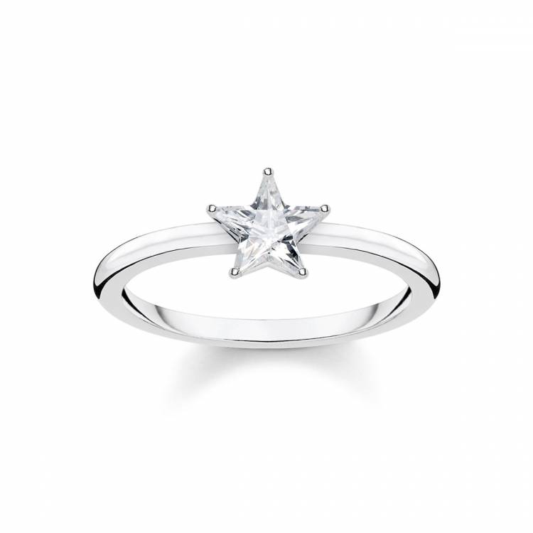 Thomas Sabo Ring Sparkling Star Silver - TR2270-051-14