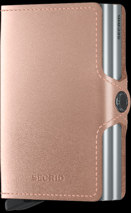 Secrid Twinwallet Metallic Rose mit Gravur - TMe-Rose