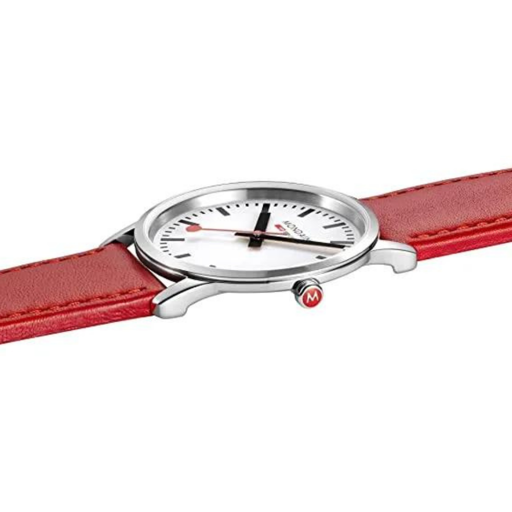 Mondaine Simply Elegant Ladies Red Watch Damenuhr - A400.30351.11SBP