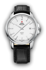 Swiss Military Klassische Leder Armbanduhr für Männer - SM34039.07