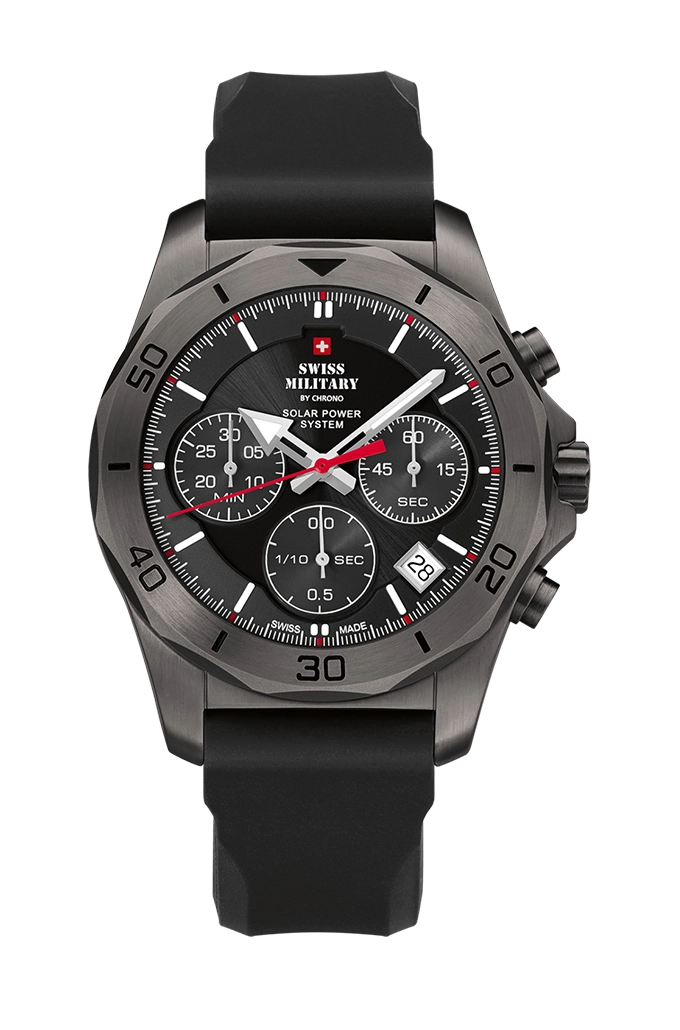 Swiss Military Swiss Made Herrenuhr Solar Chronograph - SMS34072.07