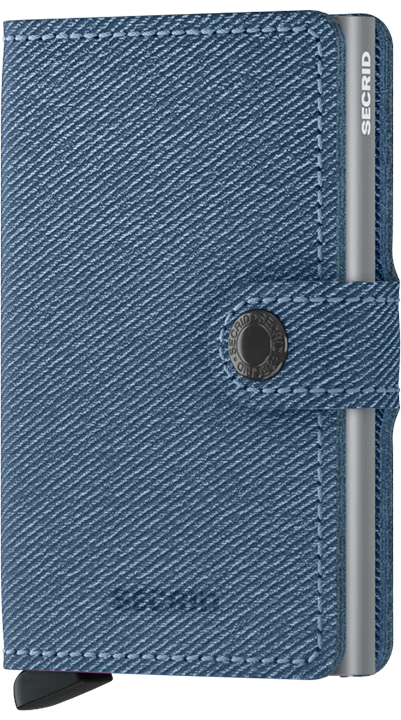Secrid Miniwallet Twist Jeans Blue mit Gravur  - MTw-Jeans Blue
