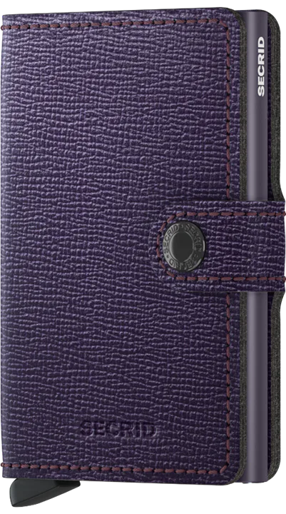 Secrid Miniwallet Crisple Purple mit Gravur - MC-Purple