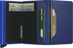 Secrid Slimwallet Crisple Cobalt mit Gravur - SC-Cobalt