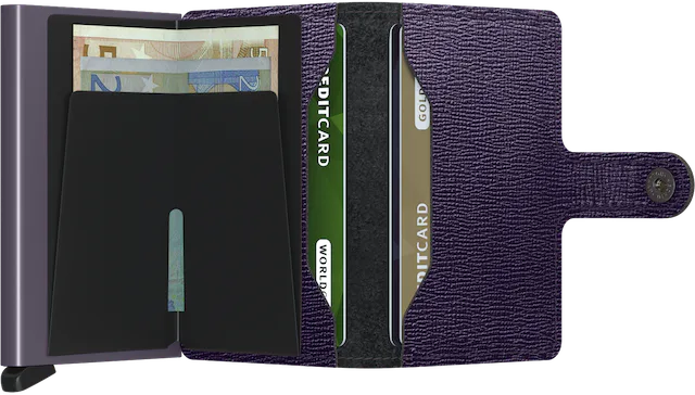 Secrid Miniwallet Crisple Purple mit Gravur - MC-Purple