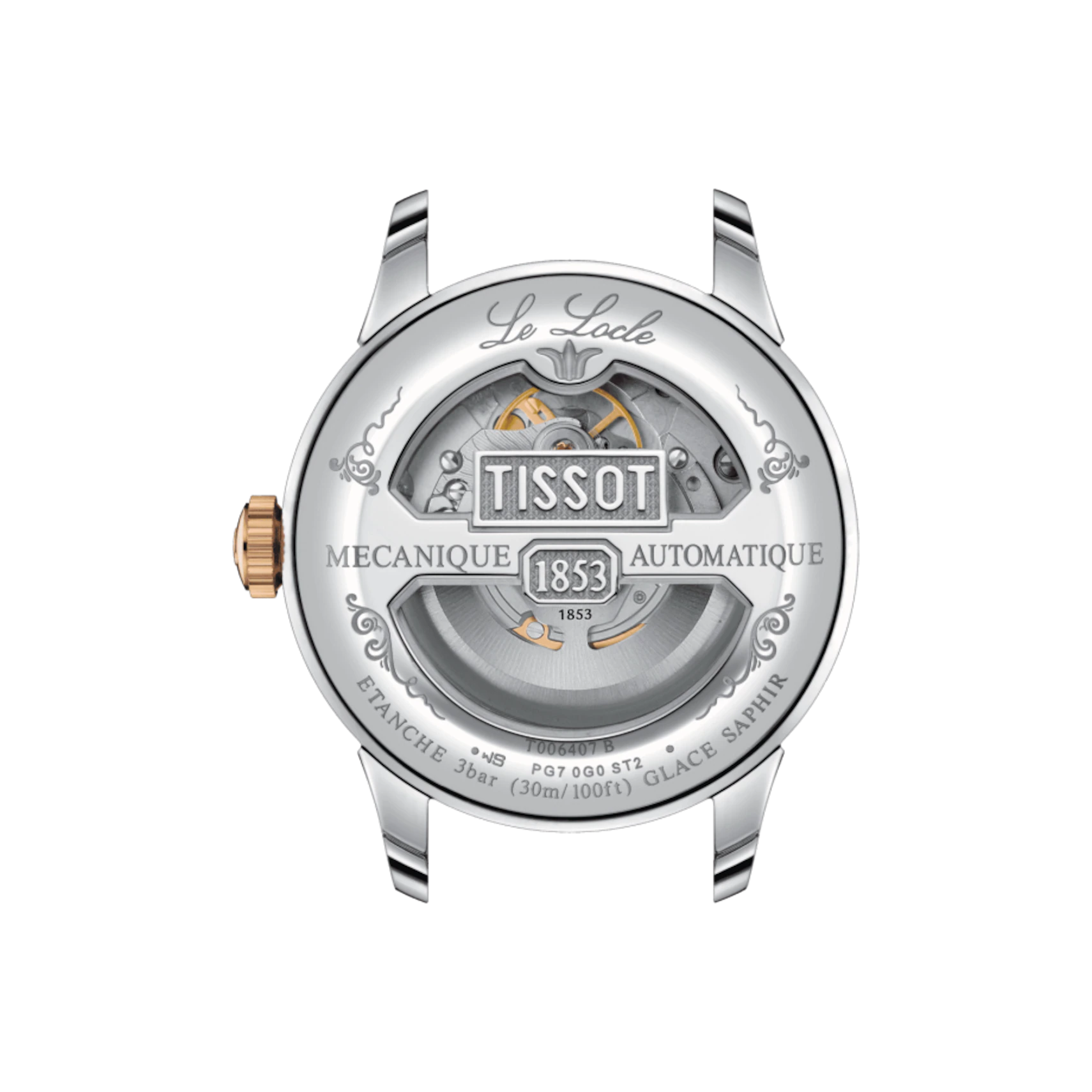 Tissot Powermatic 80 Open Heart Herrenuhr - T006.407.22.033.02