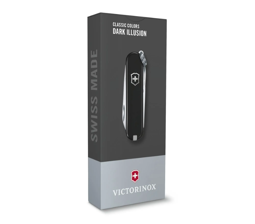 Victorinox Classic SD Black Taschenmesser mit Gratis Gravur - 0.6223.3G