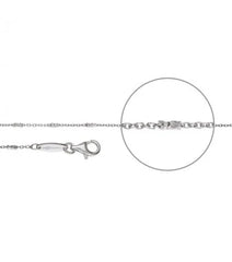 Der Kettenmacher Ankerkette Mit Zwischenelementen Diamantiert - Silber Kette - A5