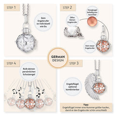 Engelsrufer Damen Kettenanhänger Silber Mit Kugel Gold - ER-09-M (20mm)