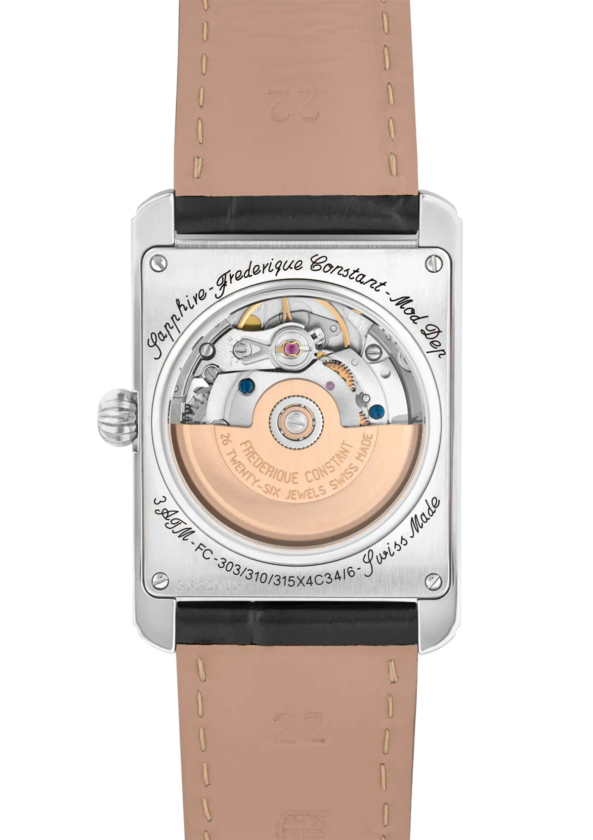 Frédérique Constant  Herrenuhr Carrée Automatic - FC-303S4C6