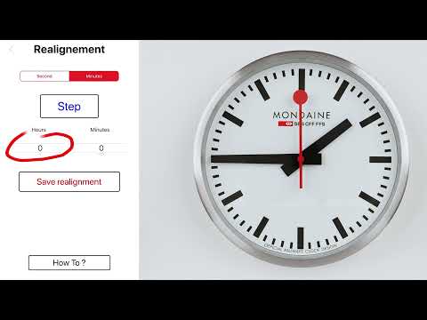 Mondaine Smart Sop2Go Bluetooth Wanduhr - MSM.25S10