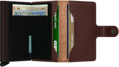 Secrid Miniwallet Veg Espresso-Brown mit Gravur - MVg-Espresso-Brown