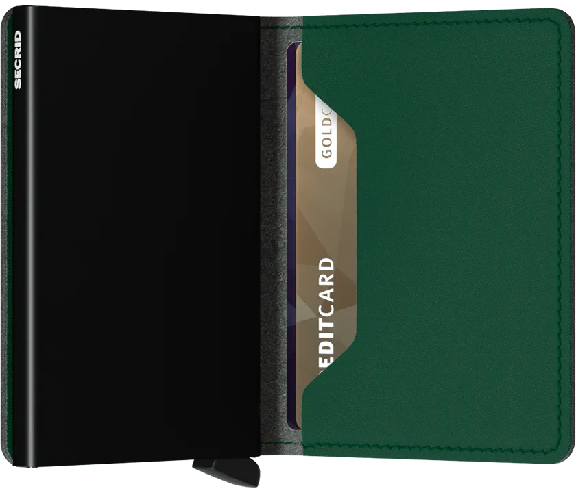 Secrid Slimwallet Yard Green mit Gravur - SY-Green