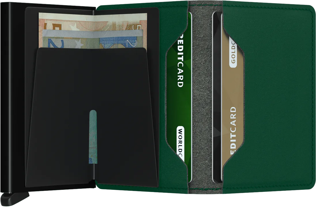 Secrid Slimwallet Yard Green mit Gravur - SY-Green